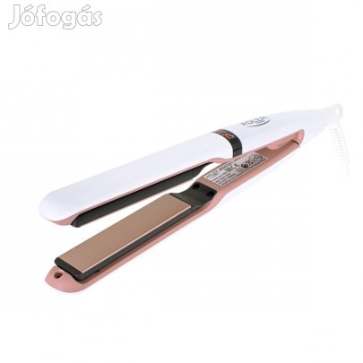 Kerámia hajvasaló Adler Ad 2321 5 hőfok LCD gyöngyház fehér