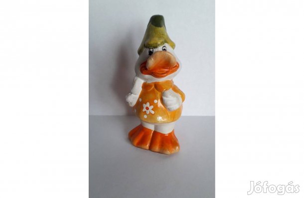 Kerámia kacsa 9,5 cm hibátlan_