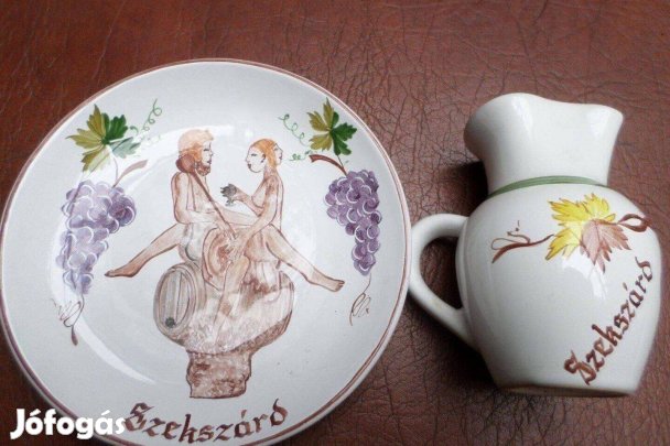 Kerámia kancsó tányér Új