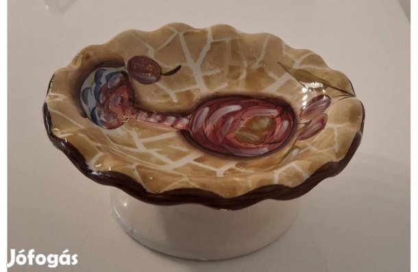 Kerámia kínáló tál apró édességeknek, cukorkáknak