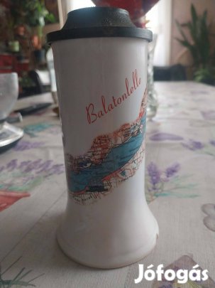 Kerámia korsó Balaton térképes mintával