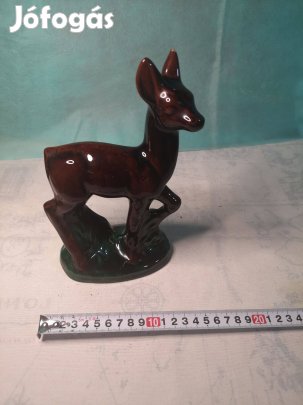 Kerámia őz figura