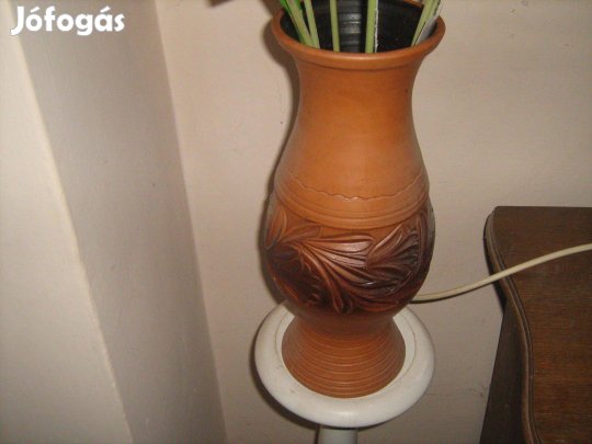 Kerámia padlóváza jelzett 41cm hibátlan