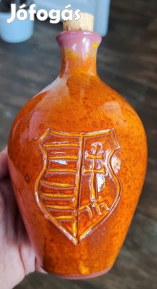 Kerámia pálinka tartó és 4 db pohár 