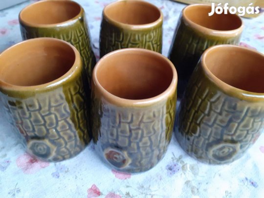 Kerámia pohár/ 6db-os eladó