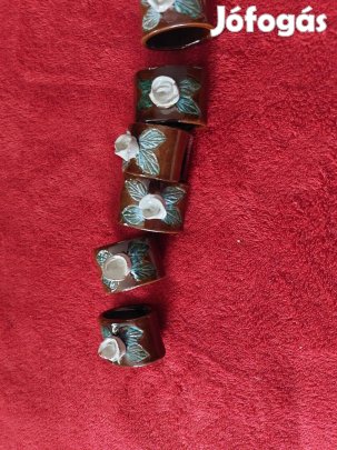 Kerámia szalvéta gyürük