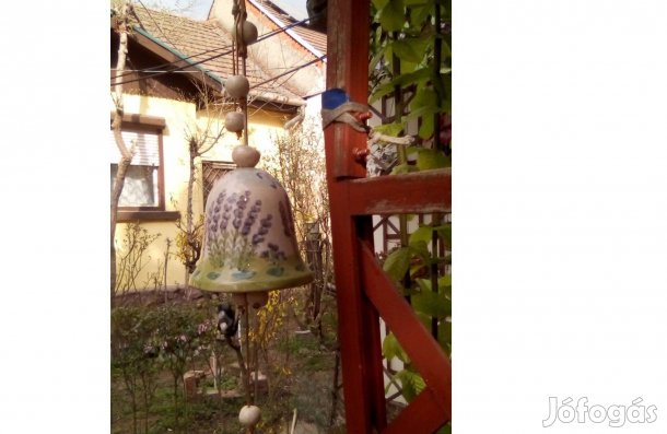 Kerámia szélcsengő Ajándékozható állapotú