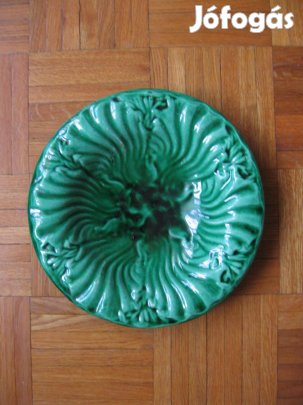 Kerámia tál, zöld