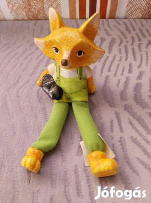 Kerámia-textil róka