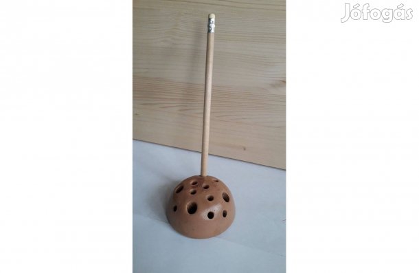 Kerámia toll ecset ceruzatartó 7 cm átmérővel