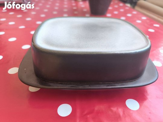 Kerámia vajtartó, asztalközép kínáló eladó!