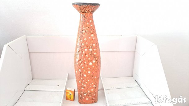 Kerámiaváza, iparművészeti, retro
