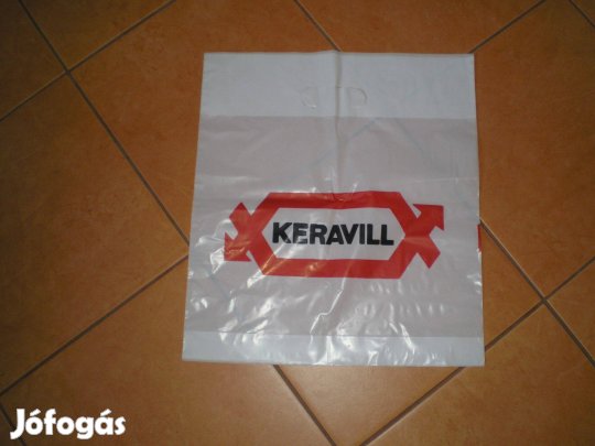 Keravill régebbi retró kétféle szatyor kb. 40 éves, de nem használt