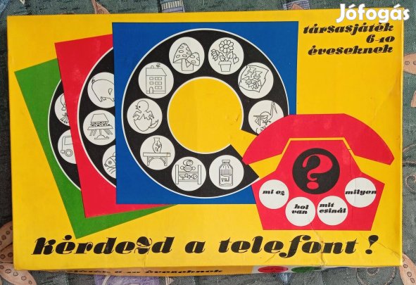 Kérdezd a telefont retró társasjáték