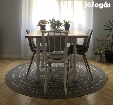 Kerek, kétoldalas kül- és beltéri szőnyeg