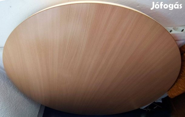 Kerek asztallap nyírfa színben, 100 cm átmérő