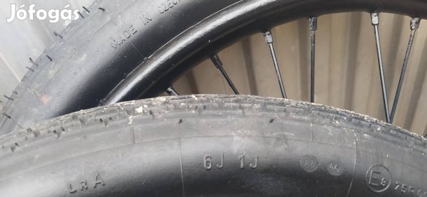 Kerék veterán motor kerék moped Puch új külső új belső tengely