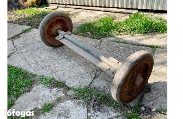 Kerekes tengely eladó masszív, kiskocsihoz / utánfutóhoz