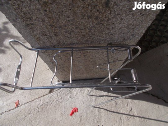 Kerékpár csomagtartó, cromozott, erős kivitel