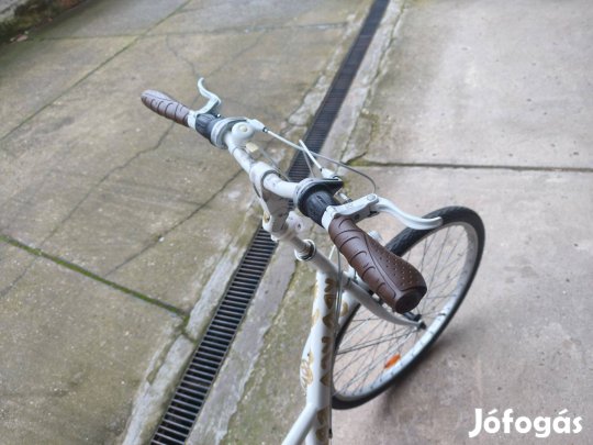 Kerékpár férfi - 28" méretű - fehér színű