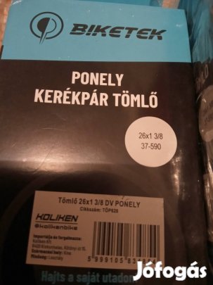 Kerékpár gumi belső 37 -590 új