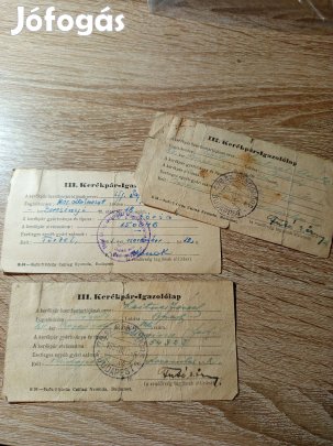 Kerékpár igazolólap