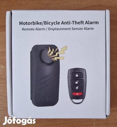 Kerékpár motorkerékpár riasztó vízálló távirányítós lopásgátló ajtó