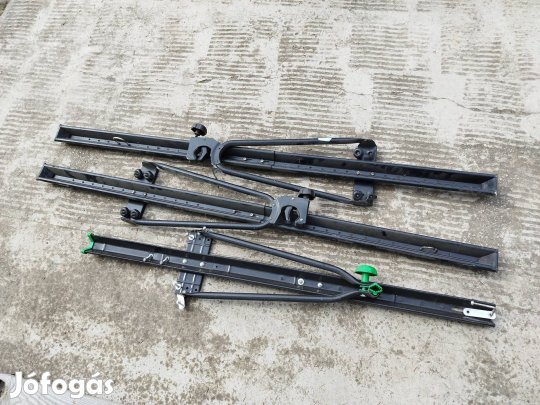 Kerékpár sín ,tetőcsomagtartóra szerelhető tartó