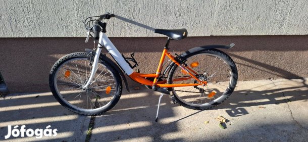 Kerékpár újszerű Gepida gilpil-50 ifjúsági-junior/lány fehér-narancs