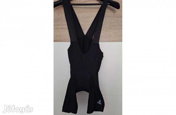 Kerékpáros fekete nadrág, L-es, 50-es méret, Löffler