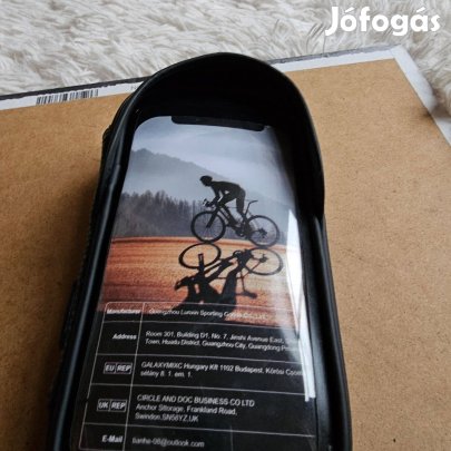 Kerékpáros telefontartó kormány táska teljesen új cimkés