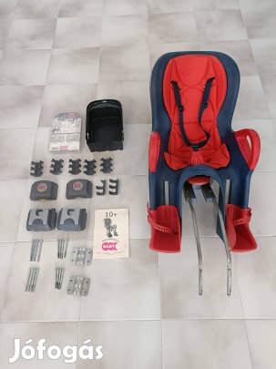 Kerékpáros vázra szerelhető gyerekülés