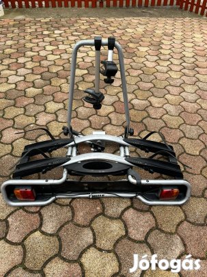 Kerékpárszállító, kerékpártartó vonóhorogra 2 kerékpárhoz