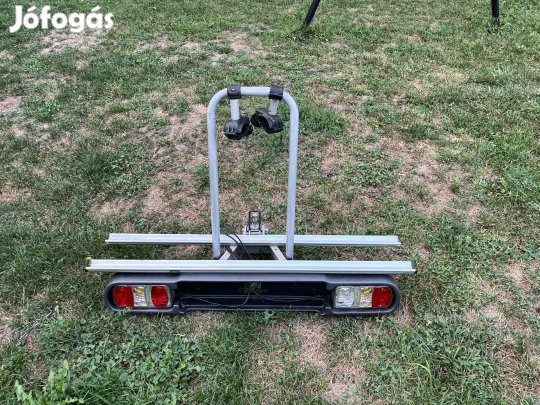 Kerékpárszállító, kerékpártartó vonóhorogra két kerékpárhoz