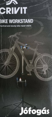Kerékpárszerelő bicikliszerelő állvány, kerékpár szerelőállvány