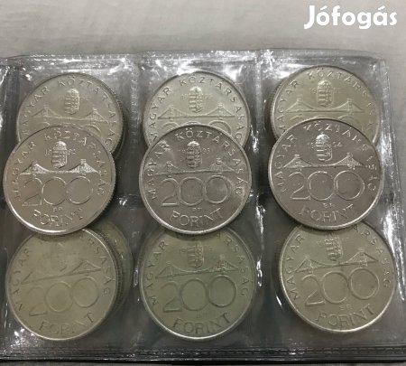 Keresek: Ezüst 200 forint keresek vásárolok 3000 Ft/db