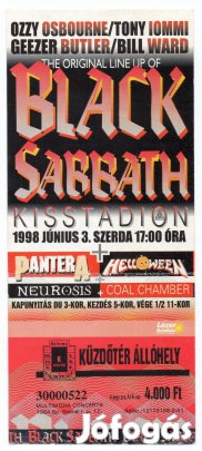 Keresek: Keresem a Black Sabbath együttes magyarországi koncertjegyeit