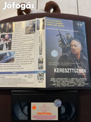 Kereszttűzben akció vhs 