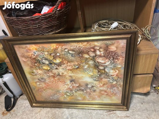 Keretezett kép méret: 90x70x4 (cm)