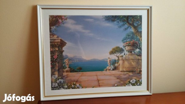 Keretezett mediterrán kép