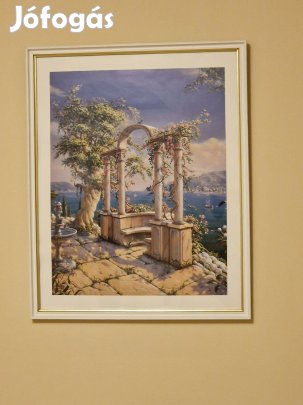 Keretezett mediterrán kép