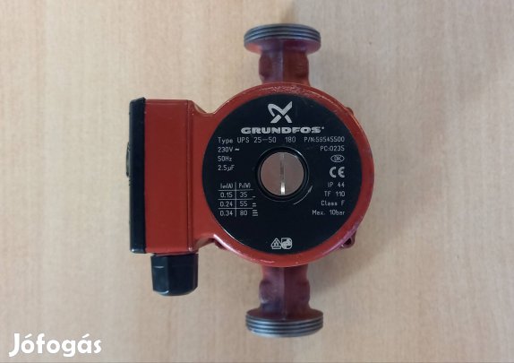 Keringető szivattyú Grundfos UPS 25-50 180 Eredeti! Felujitott!