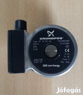 Keringető szivattyú Grundfos UP 15-50 Eredeti! Felujitott!