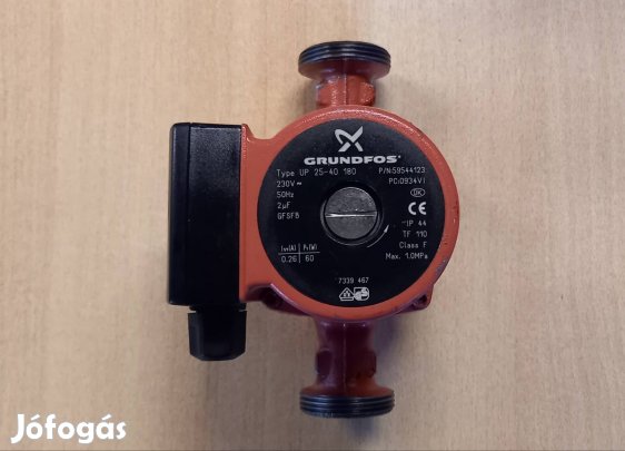 Keringető szivattyú Grundfos UP 25-40 180 Eredeti! Felujitott!