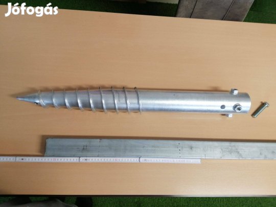 Kerítés oszlop földcsavar (talajcsavar) Készletről! Drótkerítés, kapu