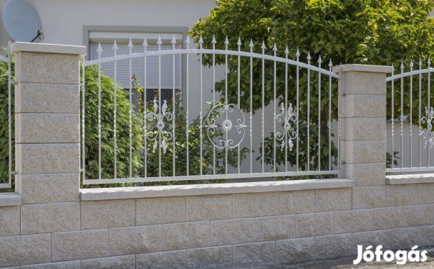 Kerítéskő Architektúra törtfehér, országos szállítással