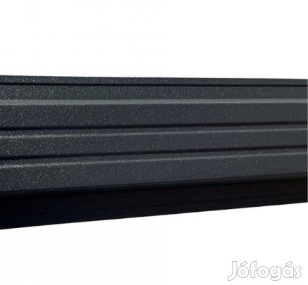 Kerítésléc, Horganyzott acél, Fix/ E Antracit, szürke színben, országo