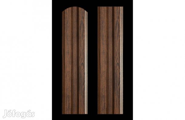 Kerítésléc, Linea, dupla trapéz, íves, s. dió horganyzott acélból, Ors