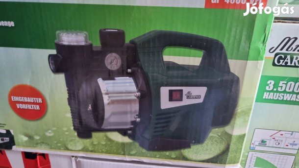 Kert ápoláshoz, nagy teljesítményű víz szivattyú 1100W teljesítménnyel