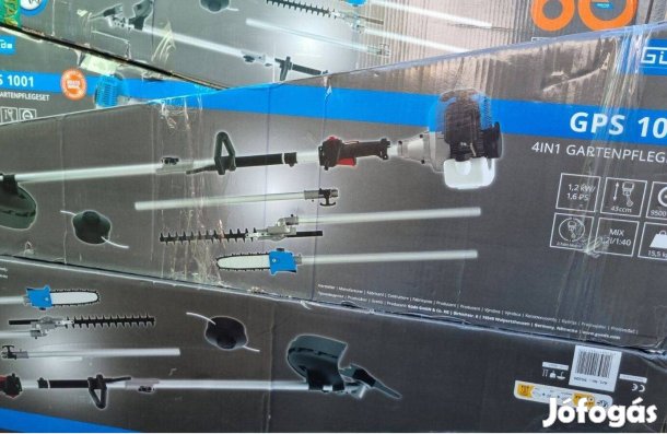 Kert gondozáshoz, profi benzinmotoros 4in1 kertápoló gép, garanciával